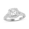 Thumbnail Image 1 of Previously Owned Diamond Engagement Ring 1-1/8 ct tw Princess-cut 14K White Gold