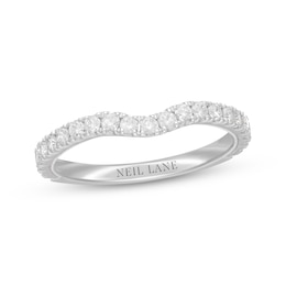 Previously Owned Neil Lane Diamond Wedding Band 1/2 ct tw Round-cut 14K White Gold