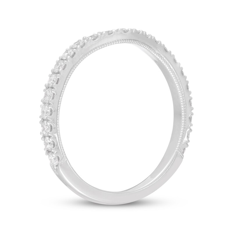 Main Image 2 of Previously Owned Neil Lane Diamond Wedding Band 1/2 ct tw Round-cut 14K White Gold