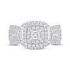 Thumbnail Image 3 of Previously Owned Princess-Cut Diamond Frame Engagement Ring 1 ct tw 14K White Gold