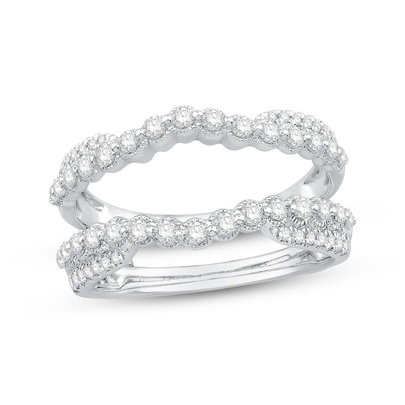 Main Image 1 of Previously Owned Diamond Enhancer Band 5/8 ct tw Round-Cut 14K White Gold