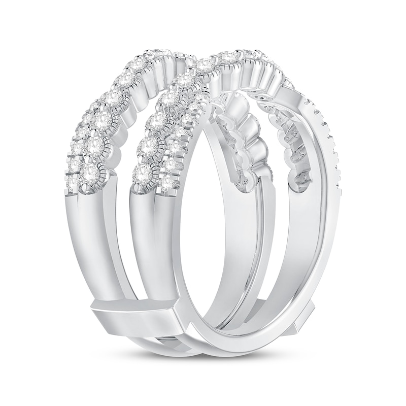 Main Image 2 of Previously Owned Diamond Enhancer Band 5/8 ct tw Round-Cut 14K White Gold