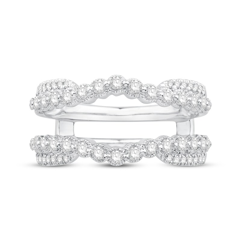 Main Image 3 of Previously Owned Diamond Enhancer Band 5/8 ct tw Round-Cut 14K White Gold