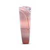 Thumbnail Image 1 of Previously Owned Men's Diamond Wedding Band 1/5 ct tw Round-cut 10K Rose Gold
