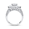 Thumbnail Image 1 of Previously Owned 3-Stone Diamond Engagement Ring 2 ct tw Princess-cut 14K White Gold
