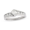 Thumbnail Image 1 of Previously Owned THE LEO Diamond Princess-Cut Engagement Ring 7/8 ct tw 14K White Gold