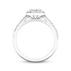 Thumbnail Image 4 of Previously Owned Diamond Engagement Ring 1/2 ct tw Round-cut 10K White Gold Size 6