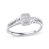 Thumbnail Image 0 of Previously Owned Round Diamond Twist Engagement Ring 1/4 ct tw 10K White Gold