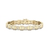 Thumbnail Image 0 of Previously Owned Men's Diamond Bracelet 1/2 ct tw Round-cut 10K Yellow Gold 8.5"