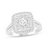 Thumbnail Image 1 of Previously Owned Multi-Diamond Engagement Ring 1 ct tw 10K White Gold