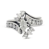 Thumbnail Image 1 of Previously Owned Marquise & Round-Cut Diamond Bridal Set 1 ct tw 14K White Gold Size 5