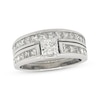 Thumbnail Image 1 of Previously Owned Princess-Cut Diamond Bridal Set 2 ct tw 14K White Gold Size 6