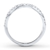 Thumbnail Image 1 of Previously Owned Diamond Wedding Band 1/4 ct tw Round-cut 14K White Gold