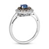 Thumbnail Image 3 of Previously Owned Le Vian Diamond & Blue Sapphire Ring 3/8 ct tw 14K Vanilla Gold