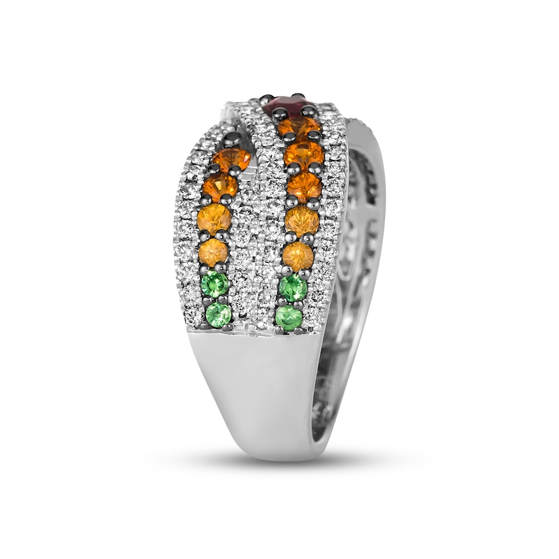 Main Image 3 of Previously Owned Le Vian Multi-Gemstone Ring 5/8 ct tw Diamonds 14K Vanilla Gold