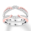 Thumbnail Image 1 of Previously Owned Diamond Enhancer Ring 1/3 ct tw Round-cut 14K Two-Tone Gold