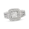 Thumbnail Image 0 of Previously Owned Diamond Bridal Set 1-1/3 ct tw 14K White Gold Size 7