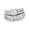 Thumbnail Image 1 of Previously Owned Round-Cut Diamond Bridal Set 2-3/8 ct tw 14K White Gold Size 6