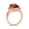Thumbnail Image 1 of Previously Owned Le Vian Creme Brulee Garnet Ring 1/2 ct tw Diamonds 14K Strawberry Gold