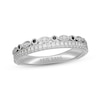 Thumbnail Image 1 of Previously Owned Neil Lane Black & White Diamond Anniversary Band 1/4 ct tw Round-cut 14K White Gold