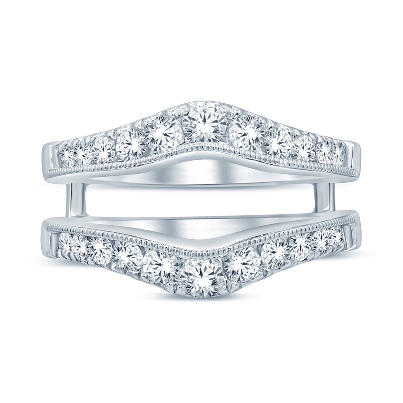 Main Image 3 of Previously Owned Diamond Enhancer Ring 1 ct tw Round-cut 14K White Gold