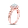 Thumbnail Image 2 of Previously Owned THE LEO First Light Diamond Princess-Cut Engagement Ring 3/4 ct tw 14K Two-Tone Gold