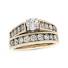 Thumbnail Image 1 of Previously Owned Round-Cut Diamond Bridal Set 1-1/2 ct tw 14K Yellow Gold Size 5.75
