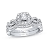 Thumbnail Image 1 of Previously Owned Neil Lane Princess-Cut Diamond Bridal Set 7/8 ct tw 14K White Gold Size 5