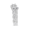 Thumbnail Image 2 of Previously Owned Neil Lane Princess-Cut Diamond Bridal Set 7/8 ct tw 14K White Gold Size 5