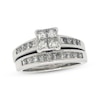 Thumbnail Image 0 of Previously Owned Princess-Cut Diamond Bridal Set 1-1/4 ct tw 14K White Gold Size 5