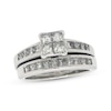 Thumbnail Image 1 of Previously Owned Princess-Cut Diamond Bridal Set 1-1/4 ct tw 14K White Gold Size 5