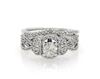 Thumbnail Image 1 of Previously Owned Round-Cut Diamond Bridal Set 1 ct tw 14K & 10K White Gold Size 6.5
