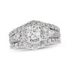 Thumbnail Image 1 of Previously Owned Round-Cut Diamond Soldered Bridal Set 2-1/4 ct tw 14K White Gold Size 8.25