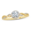 Thumbnail Image 1 of Previously Owned Diamond Engagement Ring 1/4 ct tw Round-Cut 10K Two-Tone Gold Size 6