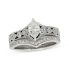 Thumbnail Image 1 of Previously Owned Neil Lane Marquise-Cut Diamond Bridal Set 7/8 ct tw 14K White Gold Size 5.25