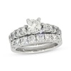 Thumbnail Image 1 of Previously Owned Princess-Cut Diamond Bridal Set 2 ct tw 14K White Gold Size 5