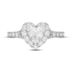 Thumbnail Image 1 of Previously Owned Neil Lane Diamond Engagement Ring 1-3/8 ct tw Heart & Round-Cut 14K White Gold