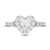 Thumbnail Image 1 of Previously Owned Neil Lane Diamond Engagement Ring 1-3/8 ct tw Heart & Round-Cut 14K White Gold