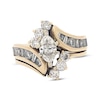 Thumbnail Image 1 of Previously Owned Marquise-Cut Diamond Bridal Set 2 ct tw 14K Yellow Gold Size 6