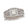 Thumbnail Image 1 of Previously Owned Princess-Cut Diamond Bridal Set 1-3/8 ct tw 14K Two-Tone Gold Size 6.25