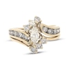 Thumbnail Image 1 of Previously Owned Marquise-Cut Diamond Bridal Set 1-1/2 ct tw 14K Yellow Gold Size 8