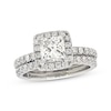 Thumbnail Image 0 of Previously Owned THE LEO® Diamond Princess-Cut Bridal Set 2-3/4 ct tw 14K White Gold Size 6.75