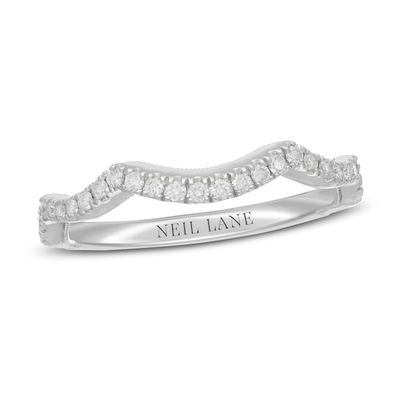 Previously Owned Neil Lane Diamond Wedding Band 1/4 ct tw Round-cut 14K White Gold