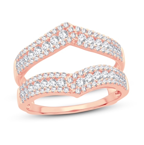 Previously Owned Diamond Enhancer Ring 1 ct tw Round-Cut 14K Rose Gold
