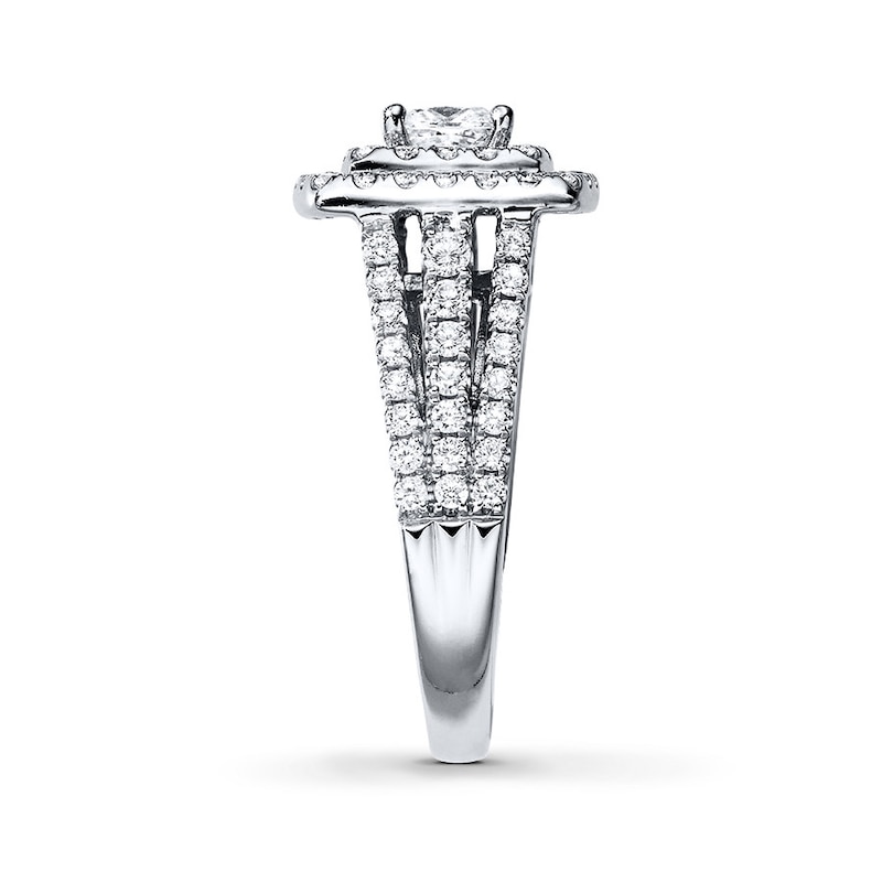 Main Image 3 of Previously Owned THE LEO Engagement Ring 1-1/4 ct tw Diamonds 14K White Gold