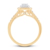 Thumbnail Image 3 of Previously Owned Diamond Engagement Ring 1/2 ct tw Princess & Round 14K Yellow Gold