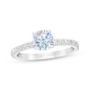 Thumbnail Image 1 of Previously Owned THE LEO First Light Diamond Engagement Ring 5/8 ct tw 14K White Gold
