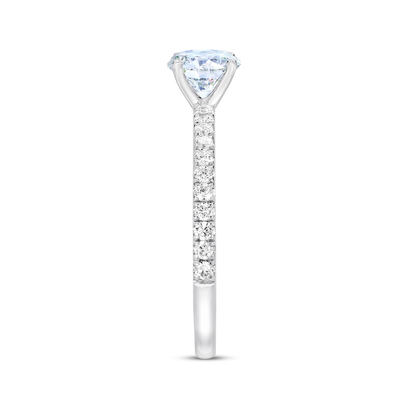 Main Image 2 of Previously Owned THE LEO First Light Diamond Engagement Ring 5/8 ct tw 14K White Gold