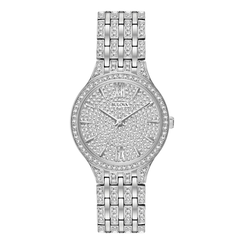 Main Image 1 of Previously Owned Bulova Women's Watch Crystals Collection 96L243