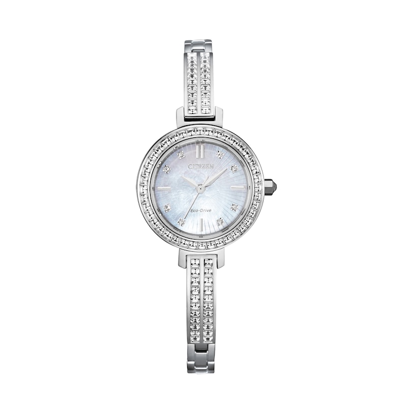 Main Image 1 of Previously Owned Citizen Silhouette Crystal Ladies' Watch EM0860-51D